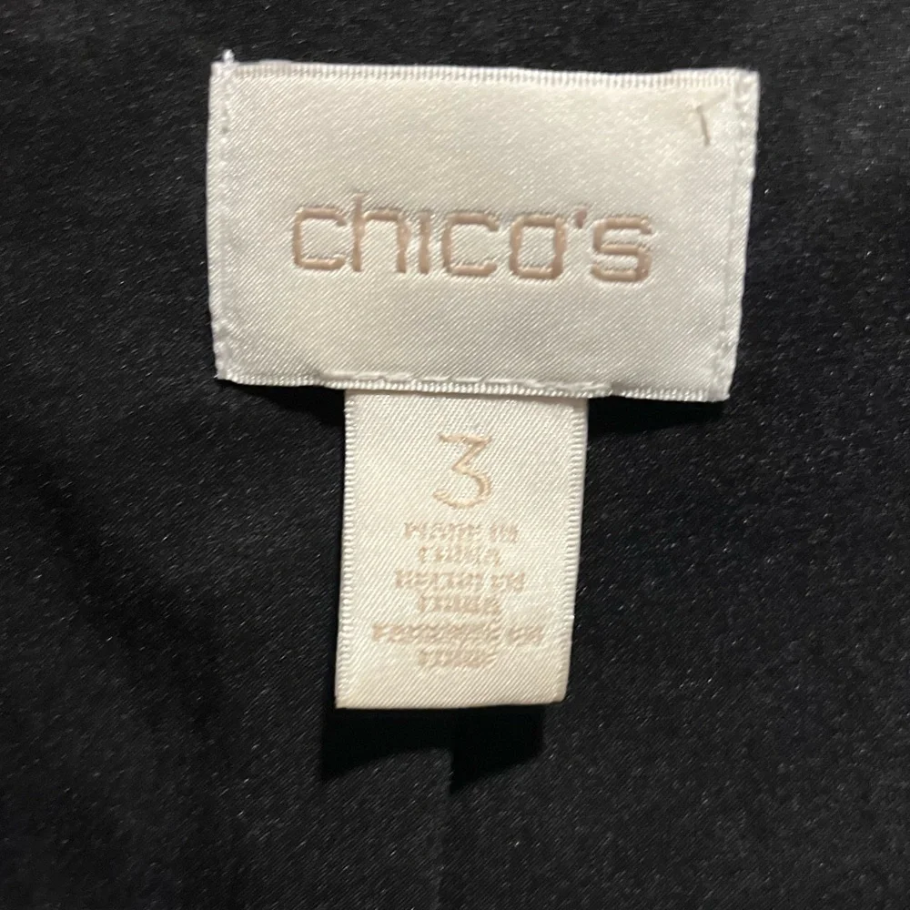 01. WOMENS CHICO’S 3/XL DETAIL JACKET - Picture 3 of 6